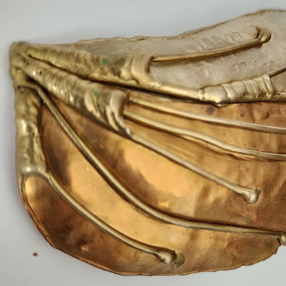 Vintage Leaf Mixed Metal Belt Buckle main image 8